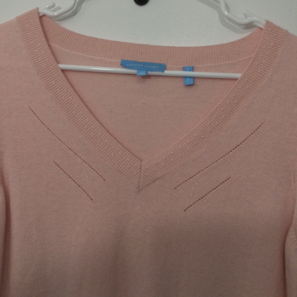 Draper James sweater‎ womens size M light pink - Picture 3 of 6